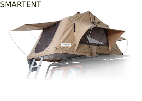 2 à 4 personnes imperméable à l'eau 600D Heavy Duty Rip Stop Tente de toit en polyester avec 15 minutes de mise en place rapide et protection UV fournisseur