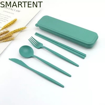 Accessoires écologiques légers de couleur beige durable de blé de paille de fibre de sol pour les voyages en plein air fournisseur