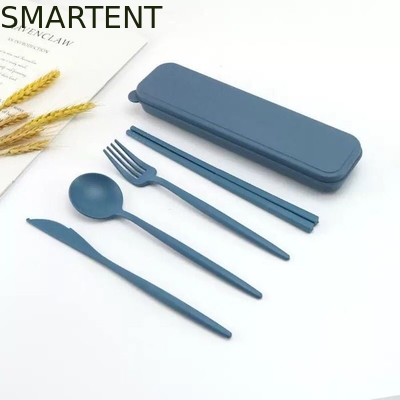 Accessoires écologiques légers de couleur beige durable de blé de paille de fibre de sol pour les voyages en plein air fournisseur