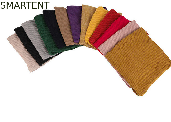 Double couche écologique jaune RPET tricoté collier chauffant revêtement avec velours fournisseur