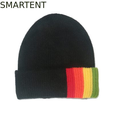 Couleur blanche extérieure recyclé durable RPET bonnet tricoté taille adulte pour l'hiver fournisseur