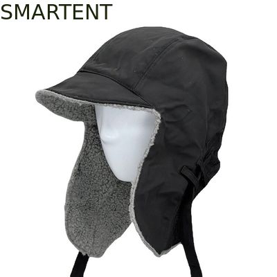 Acheter Accessoires extérieurs écologiques sans cruauté OEM Chapeau de neige RPET noir pour l'hiver fabrication en ligne