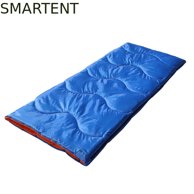 Enveloppe en flanelle marron rectangulaire en polycoton marron en bas de montagne Sacs de couchage à usage unique fournisseur