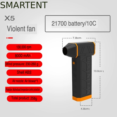 Prenez la randonnée au niveau supérieur Portable Portable Violent Fan Cool Camping Accessoires Design métallique fournisseur
