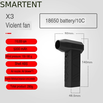 Prenez la randonnée au niveau supérieur Portable Portable Violent Fan Cool Camping Accessoires Design métallique fournisseur