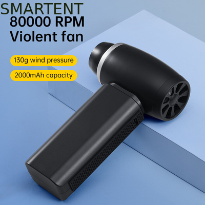 Portatif de design moderne 140*86*45mm Poche Noir Portable Violent Turbo Ventilateur Pour le camping Inoubliable Aventure en plein air fournisseur