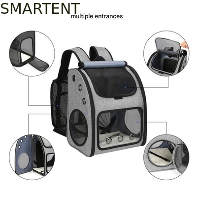 Sac de voyage extensible pour animaux de compagnie en extérieur 34*27*42.5CM, non toxique, fournitures mignonnes pour animaux de compagnie, pour unisexe, en gris. Caractéristiques : durable, lavable. fournisseur