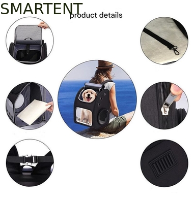 Sac de voyage extensible pour animaux de compagnie en extérieur 34*27*42.5CM, non toxique, fournitures mignonnes pour animaux de compagnie, pour unisexe, en gris. Caractéristiques : durable, lavable. fournisseur
