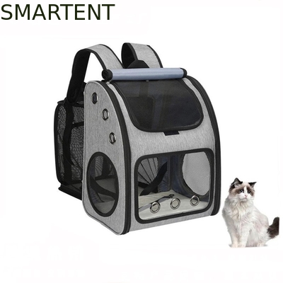 Sac de voyage extensible pour animaux de compagnie en extérieur 34*27*42.5CM, non toxique, fournitures mignonnes pour animaux de compagnie, pour unisexe, en gris. Caractéristiques : durable, lavable. fournisseur