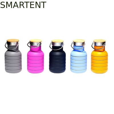 EEC Certified BPA Free Foldable Silicone Water Bottles For Active And Healthy Lifestyle fournisseur