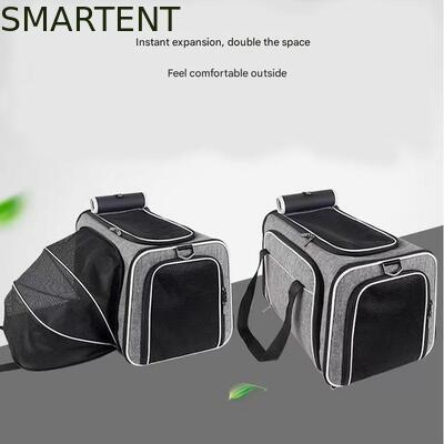 Dogs Cats and Rabbits Cute Pet Supplies Playful Style Chew Play Sleep Functions Gray Cationic Polyester Multi-Purpose Outdoor Travel Carry HandBag fournisseur