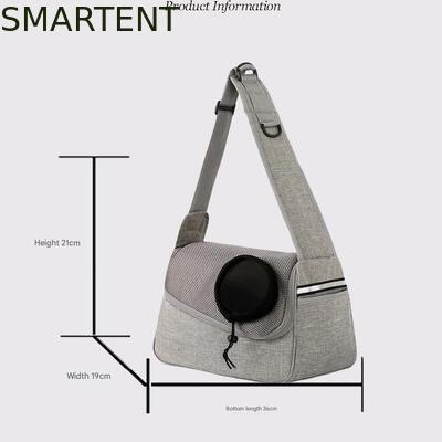 36*19*12CM Unisexe Durable Lavable Non toxique Délicieuse Durabilité Gris Oxford Sac à main pour animaux de compagnie fournisseur