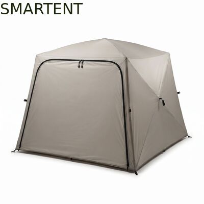 Acheter Tente de camping extérieure portative pliable instantanée à l'épreuve du soleil, imperméable à l'eau, couleur beige, argentée, revêtue de 210D, idéale pour les sorties et les pique-niques. fabrication en ligne