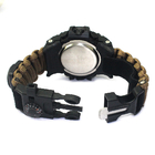 Bracelet en nylon de Paracord de Brown de secours de survie de montre extérieure de bracelet fournisseur
