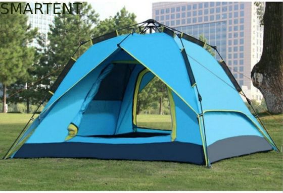 Acheter Tentes de camping extérieures en fibre de verre à ouverture automatique rapide avec tissu polyester imperméable à l'eau et au soleil 190T pour 3-4 personnes fabrication en ligne