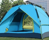 La tente campante PU2000MM d'intimité de cadre de fibre de verre a enduit la tente de 2 hommes pour le camping sauvage fournisseur