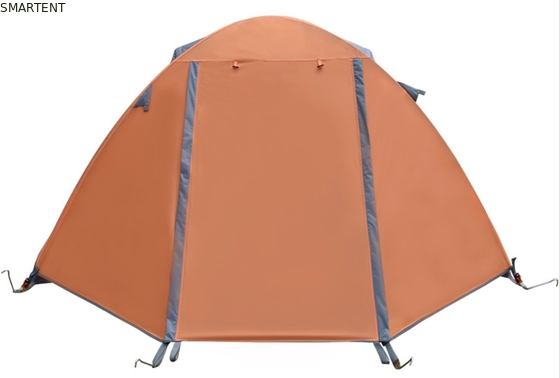 Tente de camping en plein air 210*180*130cm Couleur orange 210D Polyester Ripstop PU2000mm enduit pour le snowfield et l'événement familial fournisseur