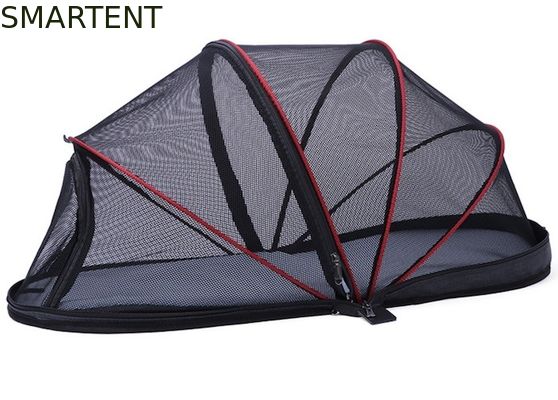 Acheter Portable extérieur pliable 40X41X82CM Ventilation de la maille de nylon chaleureuse tente pour chien noir fabrication en ligne