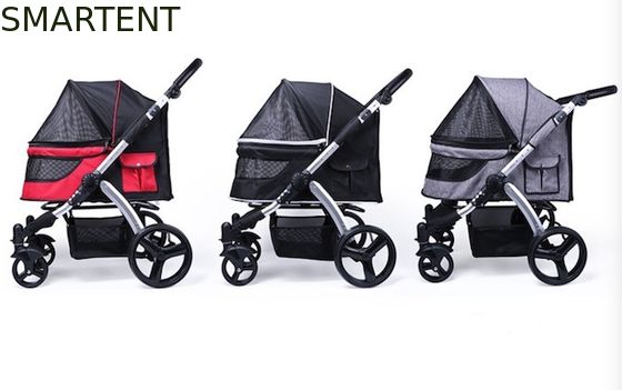 Acheter Approvisionnements mignons d'animal familier de chariot du gris 600D Oxford de tente imperméable en aluminium de chien 103x90x60cm fabrication en ligne
