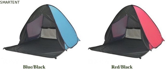 Tentes de camping en plein air Tente de plage automatique pop up plus taille argentée 190T polyester 165 * 200 * 130cm à l'épreuve du soleil avec UV 50 fournisseur