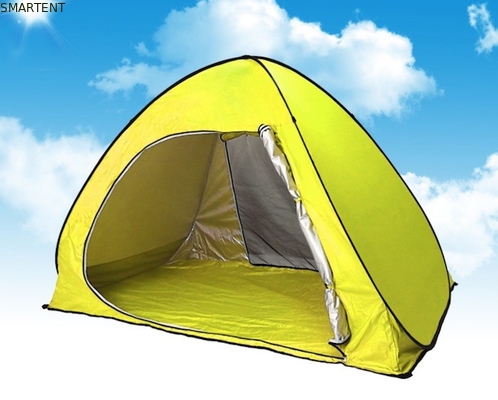 165*200*130cm Tente de camping extérieur pour 2 personnes Bleue imperméable à l'eau résistant aux UV 190T Pop Up Shelter fournisseur