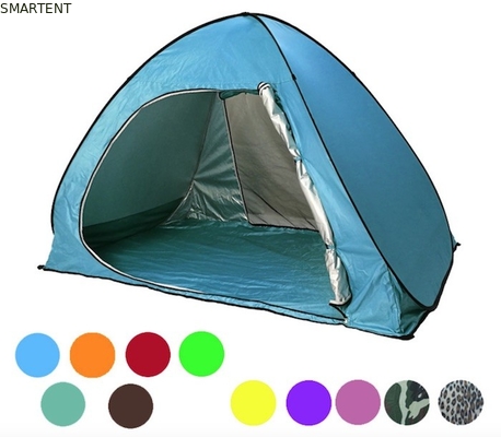 165*200*130cm Tente de camping extérieur pour 2 personnes Bleue imperméable à l'eau résistant aux UV 190T Pop Up Shelter fournisseur