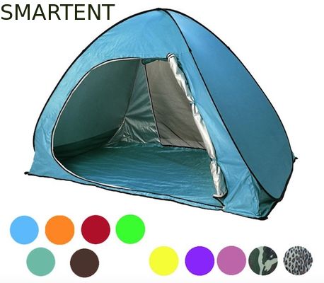Acheter 165*200*130cm Tente de camping extérieur pour 2 personnes Bleue imperméable à l'eau résistant aux UV 190T Pop Up Shelter fabrication en ligne