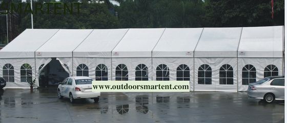 Acheter Auvent blanc résistant au feu de belvédère de tente de la partie 10x30 avec le PVC de parois latérales épousant H6XW7XL50M fabrication en ligne