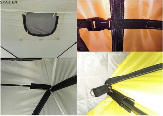 Tente de camping en fibre de verre à deux couleurs en polyester oxford fournisseur