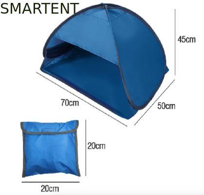 Acheter Tente extérieure bleue pliable légère 70X50X45cm de bruit d'abri de Sun de polyester des tentes campantes 190T fabrication en ligne