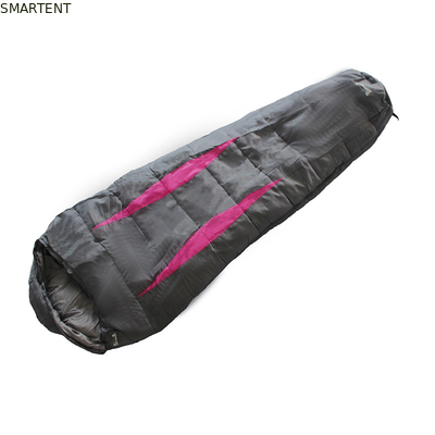 Sac de couchage en coton poly 190T noir résistant à l'eau 230X80X50cm fournisseur
