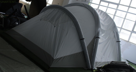 TPU Pole Tentes de camping gonflables à l'extérieur Tente à dôme d'air gonflables Polyester revêtu étanche fournisseur