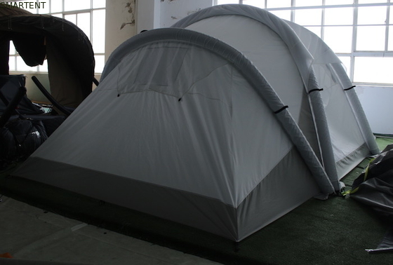 TPU Pole Tentes de camping gonflables à l'extérieur Tente à dôme d'air gonflables Polyester revêtu étanche fournisseur