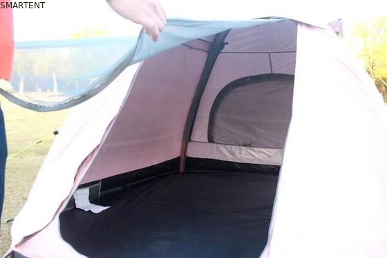 Tente de camping rose gonflable PU3000mm Tente de camping gonflable 3 personnes fournisseur