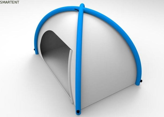 Tentes de camping gonflables en extérieur en argent 190T Tente bleue gonflable fournisseur