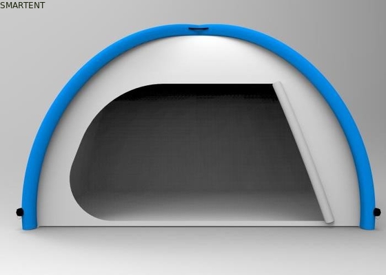 Tentes de camping gonflables en extérieur en argent 190T Tente bleue gonflable fournisseur