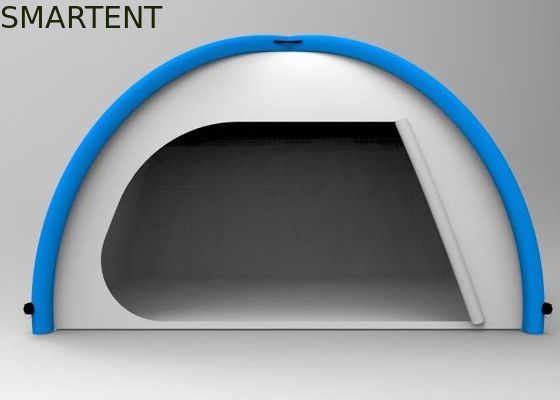 Acheter Tentes de camping gonflables en extérieur en argent 190T Tente bleue gonflable fabrication en ligne