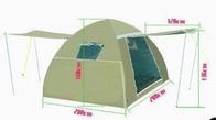 Les grandes 4 tentes extérieures gonflables de personne argentent la tente 200X200X150CM d'air de dôme de Colated 210T fournisseur