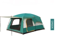 Vert automatique imperméable du polyester PU3000MM de la tente de camping de famille 190T fournisseur