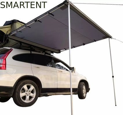 Acheter Le dessus de toit supérieur de tente de côté de voiture de tente du toit 420D extérieur gris retirent le camping 140X200X200CM d'ombre d'abri de tente fabrication en ligne