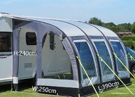 Tente de tente de côté de voiture du RW de caravane d'air du gris 300D Oxford de tente de côté de toit de voiture de 390X250X240CM fournisseur