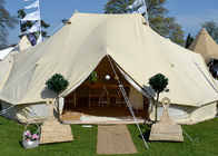 Tente de Bell extérieure d'empereur de tentes de camping de toile beige de coton de 400X600X300CM à une seule couche fournisseur
