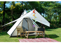 Tente indienne extérieure 320X260X200CM de Yurt de tipi de tentes de camping de toile blanche de coton fournisseur