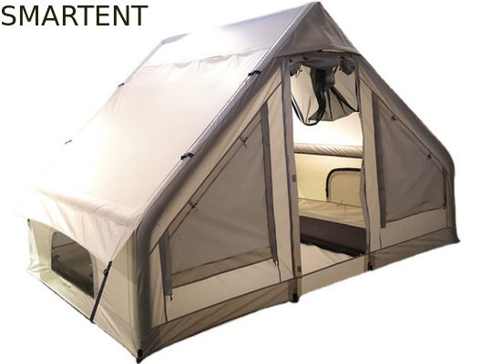 Acheter À l'extérieur 300X200X200CM Tente de camping gonflable maison double couche coton beige fabrication en ligne