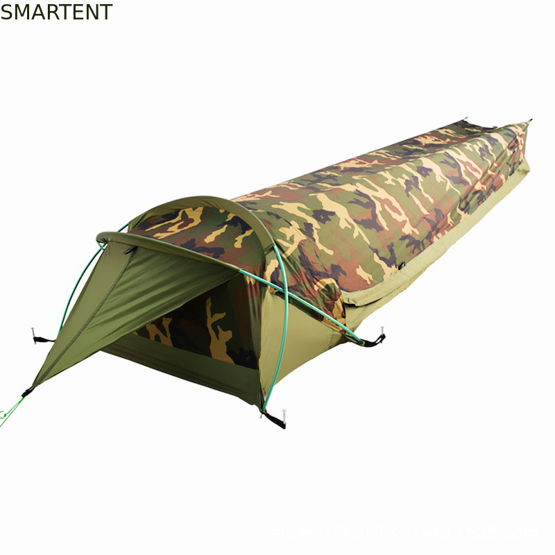 Équipement campant extérieur de camouflage de Blvy de double de tente simple portative de tunnel fournisseur