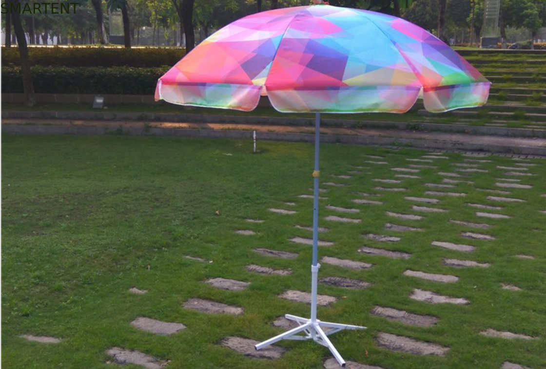 Parasol multi de polyester de pouce 190T du parapluie 48 de parasol de plage de patio de couleur de 120CM fournisseur