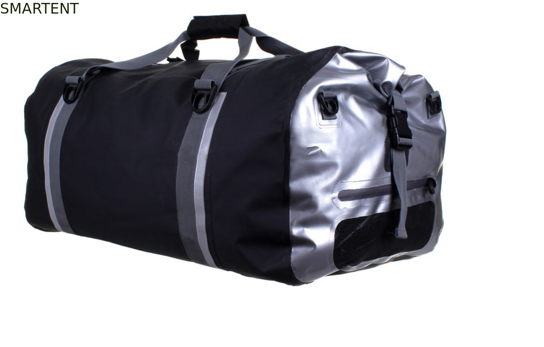 le voyage 90L imperméable met en sac le camping noir argenté de sacs marins à voyage fournisseur