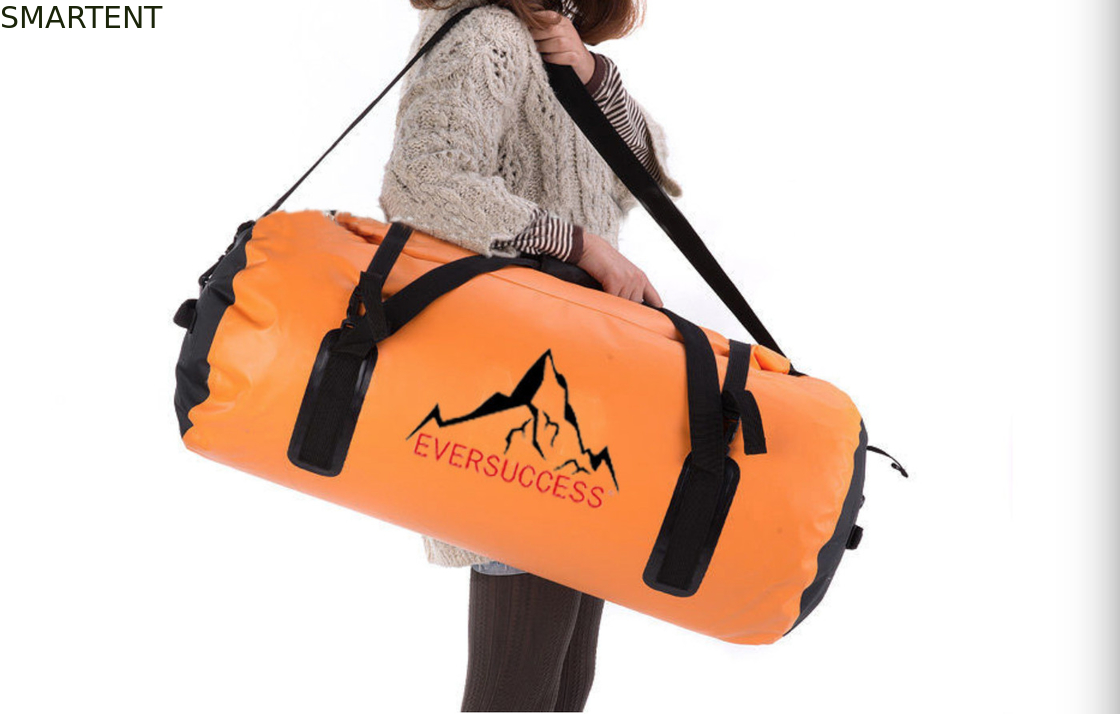 Sacs de voyage imperméables à l'eau orange de 60L 600D sac de sport fournisseur