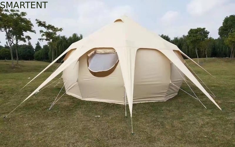 auvent extérieur de Glamping de coton de  Tent Waterproof PU3000MM du camping 285G fournisseur