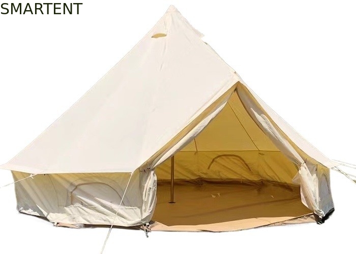 Camping Famille Camping Bell Centre de tente PU3000mm enduit 285G coton résistant au vent 400*400*250CM fournisseur